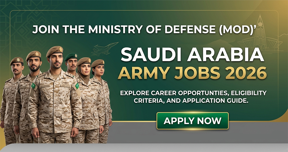 Saudi Arabia Army Jobs 2026: Join the Ministry of Defense (Guide)